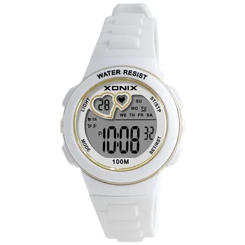 XONIX Ženy, Luxusné Hodinky Šport Outdoor 100m Vodotesné Digitálne Hodinky Bežné Ženy&Dieťaťa náramkové hodinky Relogio Masculino KM