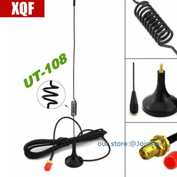 XQF Na Dual band UT-108 SMA Female mobilná anténa pre baofeng UV-5R 888S dve spôsobom rádio rádio VHF UHF