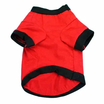 XS-L Nový Dizajn Tlačených Psa, T Košele Red Rose Šteňa Letné Oblečenie Pre Teddy