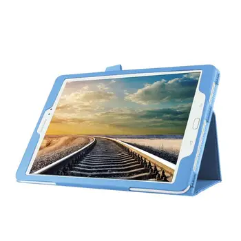 XSKEMP 360 Rotujúce Stojan, Kryt Pre Samsung Galaxy Tab 9,7 T550 T551 T555 Kožené Tablet Prípade Tvrdeného Skla Screen Protector