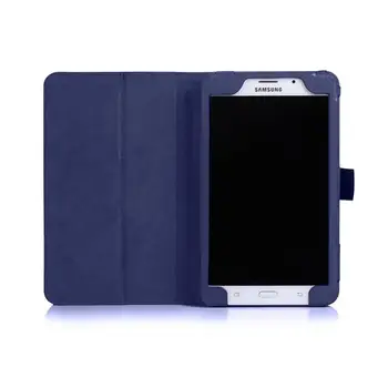 XSKEMP Luxusné Magnetické Kožené puzdro Flip Pre Samsung GALAXY Tab J 7.0 T285 Smart Prebudiť Tablet Kryt S Tvrdeného Skla Film