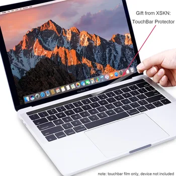 XSKN arabské Klávesnice Pokrytie Pokožky Ultra Tenká Ochranná Fólia pre Apple 2016 TouchBar MacBook Pro Retina 13