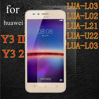 Y3 II 2 LUA L21 L02 L03 9H Premium Tvrdeného Skla pre Huawei Y3II LTE LUA-U03 L01 LUA-L22 L23 Telefón Screen Protector Capa Funda