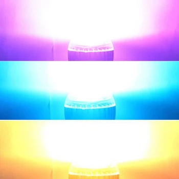 YAM RGB LED E27 15W Žiarovka Farba výmena Žiarovky S Diaľkovým ovládaním 85-265V Pre Domáce alebo Komerčné Dekorácie