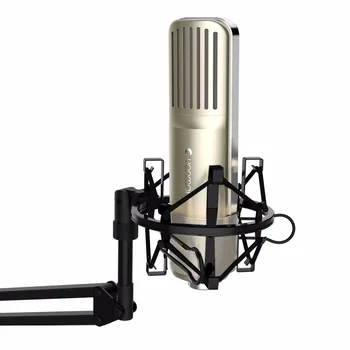 Yanmai SF-911B USB 2.0 Profesionálny Kondenzátora Nahrávanie Zvuku Mikrofón so stojanom Držiak, Dĺžka Kábla: 1.5 m