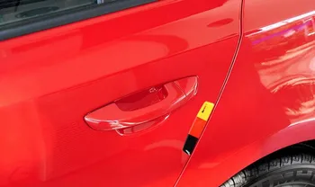YAQUICKA Silikónové Nemecko Vlajka dvere auta strane okraj ochrana Nálepky Styling Auto-kryty Na Jetta Golf Polo CC Auto Príslušenstvo