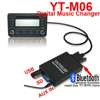 Yatour Auto stereo USB SD MP3 prehrávač pre Volvo HU rádio s RTI Navigačný