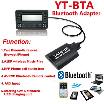 Yatour Bluetooth autorádio držiak pre Toyota Lexus 5+7PIN s AUX Vstup