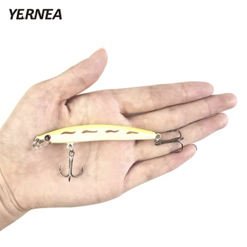 Yernea 5 ks/Množstvo 5 Farieb Malé Plávajúce Minnow Rybárske Lure Wobblers Crankbait Umelé Návnady 3D Oči Rybárske Nástrahy Príslušenstvo