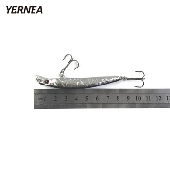 Yernea 5 ks/Množstvo 5 Farieb Malé Plávajúce Minnow Rybárske Lure Wobblers Crankbait Umelé Návnady 3D Oči Rybárske Nástrahy Príslušenstvo