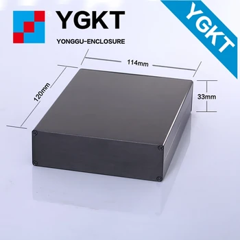 YGS-011 114-33-150 mm (Š-H-L), hliníkový kryt box pre pcb / hliník vstrekovacie formy nástroj kovové uzávery