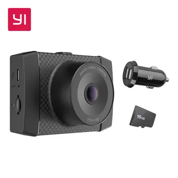 YI Ultra Fotoaparát S 16 G Karty Dash 2.7 K Rozlíšenie A17 A7 dvojjadrový Čip Ovládanie Hlasom svetelný senzor 2.7 palcový Širokouhlý All-sklo
