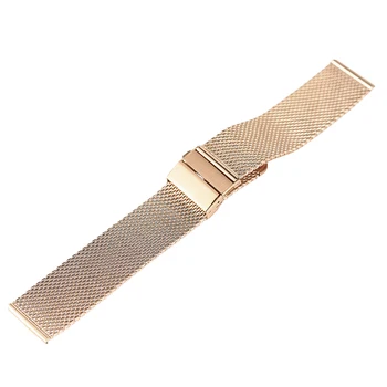 YISUYA 18 mm 20 mm 22 mm z Nehrdzavejúcej Ocele Watchband Rose Gold Pozerať na Zápästie Háčika Pracky Náramok na Hodinky Nahradiť Vysokej Kvality