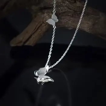 Yiustar Módnych Šperkov Náhrdelník s Dlhým reťazcom Motýľ Náhrdelník Ženy bijoux femme SYXL061
