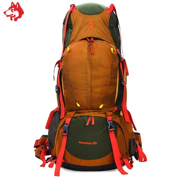 Yiwu 80L nové outdoor camping, turistiku, šport cestovanie taška profesionálne ťažké horolezecké taška vodotesný batoh treking