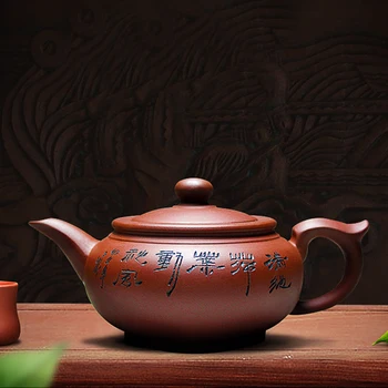Yixing Kanvica Ručné Porcelán, Čaj Hrniec Pohár Nastaviť Fialová Hliny Teapots 350 ml Zisha Čajový Obrad Kung Fu