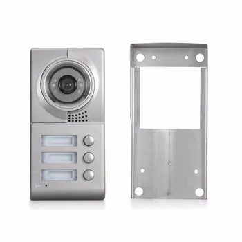Yobang Security 3 tlačidlá Dvere Kamera Pre 3 Jednotky Apartmán Video Interkom Zvonček pri Dverách Telefónneho Systému