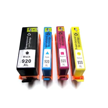 YOTAT Remanufactued atramentové kazety s čipom pre HP920 920XL Inkjetprinter 6000 tlačiarne(CB051A) 6500 Všetko-v-jednom(CB815A)