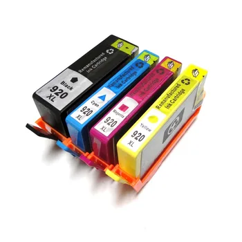 YOTAT Remanufactued atramentové kazety s čipom pre HP920 920XL Inkjetprinter 6000 tlačiarne(CB051A) 6500 Všetko-v-jednom(CB815A)
