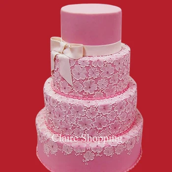 Yueyue Sugarcraft Najnovšie čipky tortu vzorkovníka krásne na svadobnú tortu zdobenie