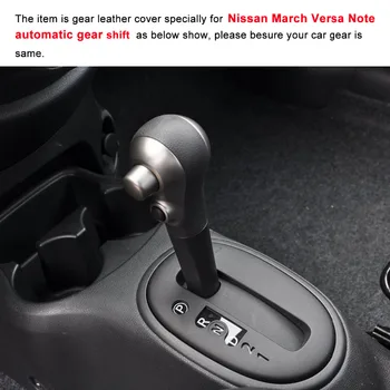 Yuji-Hong Auto Výstroj Zahŕňa Prípade Nissan Marca Slnečný Automatický Posun Obojky pravej Kože, Ručne šité Kryt