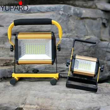 YUPARD 50W 100W flood light Svetlomet Pozornosti Jas led svietidlo Outdoor camping 18650 nabíjateľnú batériu, nabíjačku