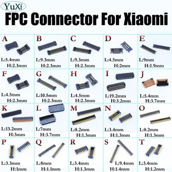 YuXi 1pcs FPC FFC Konektor Port Konektor pre displej LCD/dotyku na Doske Pre Xiao mi2/mi3/mi4/mi Poznámka pre nahradenie Redmi