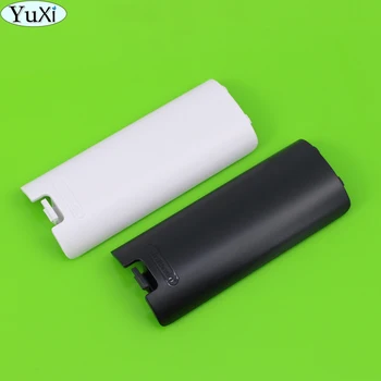 YuXi Vysokej kvality Pre Nintendo Wii Remote Controller Kryt Batérie Náhradné pre Pravú Ruku Späť Pack Dvere (black & white)