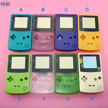 YuXi Zbrusu Nový 8 farieb Bývanie Shell kryt pre Nintendo Pre GameBoy Color Pre VOP Bývanie Prípade Pack