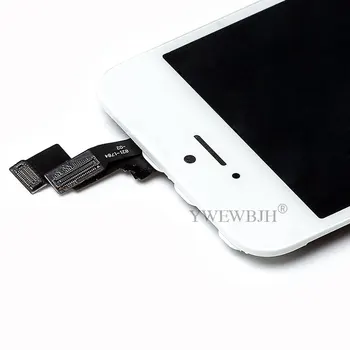 YWEWBJH AAA Kvalite LCD Montáž Pre iPhone 5S Displej Dotykový Displej Digitalizátorom. Skla Č Mŕtvy Pixel Náhradné Diely Čierna Biela