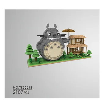 YZ Micro Bloky Titanic DIY Častice Tehly Totoro Aukcie Obrázok Modelu Hračiek 3D Anime Juguetes Chlapec, Hračky, Darčekové YZ66512