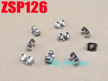 Z nehrdzavejúcej ocele, náušnice späť plug módne šperky príslušenstvo nálezy súčasti 200pcs ZSP126