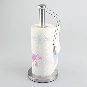 Z nehrdzavejúcej ocele uterák rack rolka papiera polica kuchynské utierky rack obývacia izba boutique tkaniva držiteľ