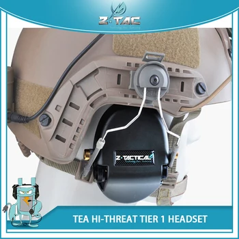 Z-taktické Uvoľňuje Nové Hi-Hrozba Tier 1 Rýchly Prilba Headset Taktické Detektív Vojenské Športové Slúchadlá Softair Vonkajšie Z110