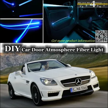 Za Mercedes Benz SLK MB R170 R171 R172 interiéru Okolitého Svetla Tuning Atmosféru Optický Kapela Svetlá Panel Dverí Tuning