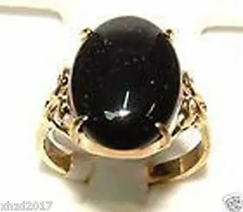 Zadarmo Doprava A Móde Šperky Čierny kameň žien veľkosť prsteňa:6,7,8,9#
