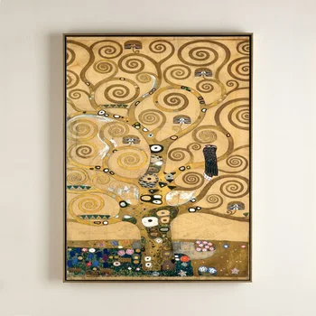 Zadarmo doprava Rakúsko Gustav Klimt Strom Života plátno, vytlačí Aabstract olejomaľba tlačené na plátno domáce dekorácie obrázok