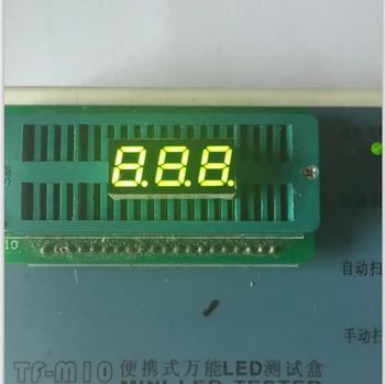 Zadarmo Loď 100pc Spoločná anóda/Spoločná katóda 0.28 palcový digitálny skúmavky 3-bitové digitálne trubice 0.28 palcov najlepšie digitálne trubice Žltá-Zelená