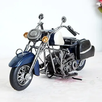 Zadarmo Shhipping Retro metal craft vinobranie ručne motocykel model hračka módne pub/domáce dekorácie Podpora/business darček