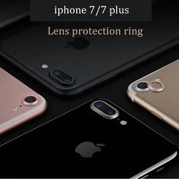 Zadná Kamera, Objektív Ochranný Krúžok Kryt Chránič Pre iPhone 7 Plus 5,5 palcový Ochranu Kovov Krúžky pre Apple iPhone 7 4.7