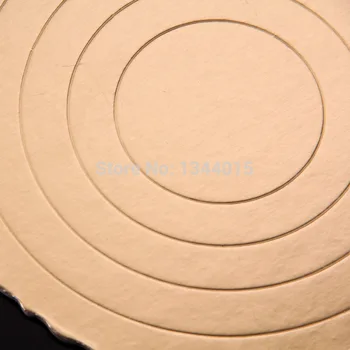 Zahustiť Dia 10-palcový(25*25cm) Zlato Chlieb Kartón Tortu stredová Pečenie Papier Tortu Zásobník DIY Pečenie Nástroje 5 ks/veľa M2061