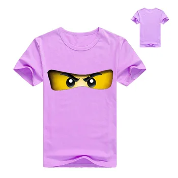 Z&Y 3-16Years 2017 Chlapci Tričko Legoes T-shirt Dieťa Ninjago Chlapec Tričko Krátke Rukávy Deti Letné Oblečenie Batoľa Chlapec Košele