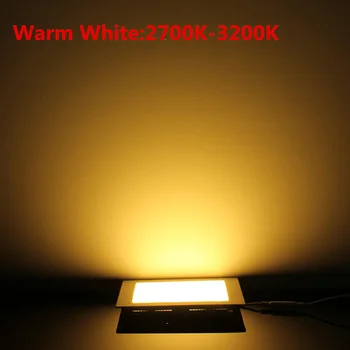 Zapustené LED Stropné svietidlo 3-25W Teplá Biela/Prírodná Biela/Studená Biela Námestie Ultra tenký led panel svetlo AC85-265V LED Dole Svetlo