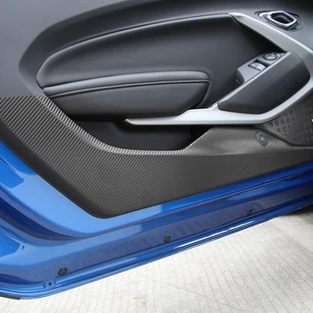 ZAVESENIE karbónová Nálepka Auto Interiérové Dvere Proti Kop Nálepky Ochranu Dekorácie Pre Chevrolet Camaro 2017 Do Auta Styling
