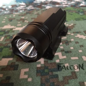 Zbraň Svetlo 600LM CREE XP-G XPG R5 LED Vodeodolné Hliníkové Taktická Baterka Pochodeň Vhodné Pre 20 mm Picatinny Rail.