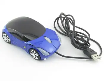 Zbrusu Nové auto-styling D Optická Myš USB, Drôtová Myš Myš 800DPI Auto Tvar pre PC, Notebook, Notebook, Počítačová Myš