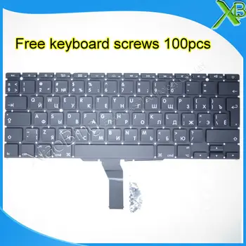 Zbrusu Nový RU ruská klávesnica+100ks klávesnice skrutky Pre MacBook Air 11.6