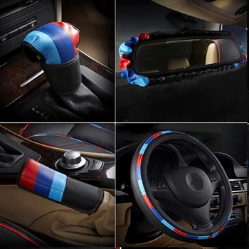 ZDPARTS autosedačky Tkaniva Boxy, sa vzťahujú na Tri základné Farby Kožené Na BMW E46 E39 E90 E60 F30 F10 E34 X5 E53 E30 M 3 4 5 X1 X3 X6