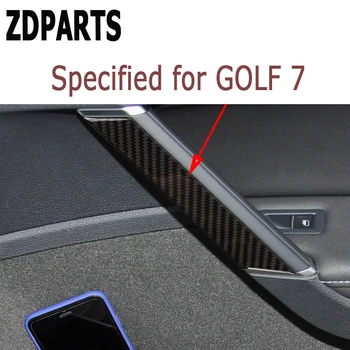 ZDPARTS Fit Pre Volkswagen VW Golf 7 GLAXAY R GTE GTD MK7 LHD roky 2013-2017 (Carbon Fiber Dverí Rukoväť Miska Výbava Auta-styling Príslušenstvo