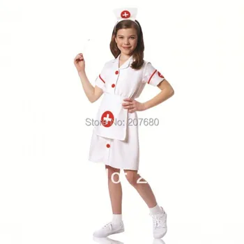 Zdravotná sestra kostýmy Strany maškarný Halloween kostýmy pre školy dievčatá Etapa vykonanie oblečenie